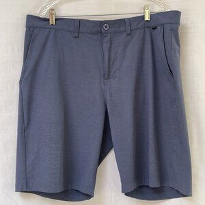 Travis Mathew Sport Performance Blue Golf Shorts Mens 38 Summer Beach Vacation
